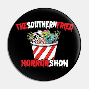 The Southern Fried Horror Show classic logo Pin