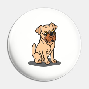 Cute Boxer Dog Pin