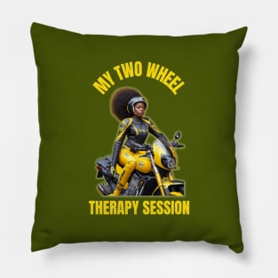 My Bike Is My Therapy Pillow