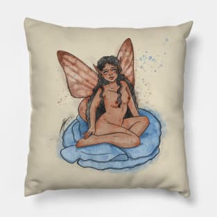 Watercolor fairie Pillow