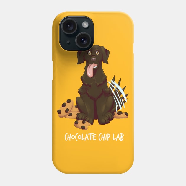 Chocolate Chip Lab Phone Case by mcbenik