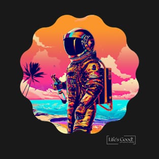 an astronaut trip T-Shirt