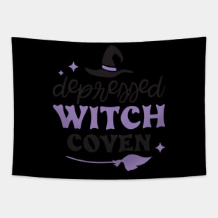 Depressed Witch Coven Tapestry