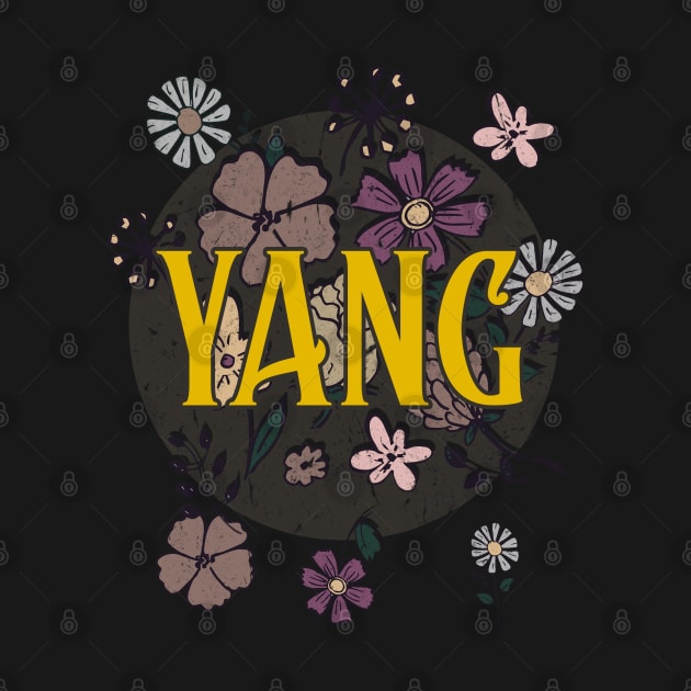 Aesthetic Proud Name Yang Flowers Anime Retro Styles by Kisos Thass