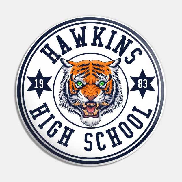 Hawkins Tigers 1983 Pin by Creativity Explode