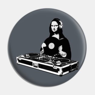 DJ Mona Lisa Pin