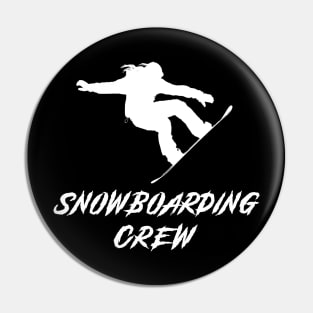 Snowboarding Crew Awesome Tee: Shredding with a Twist of Humor! Pin