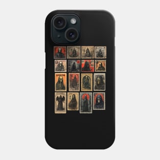 Dark Postage Stamps Phone Case