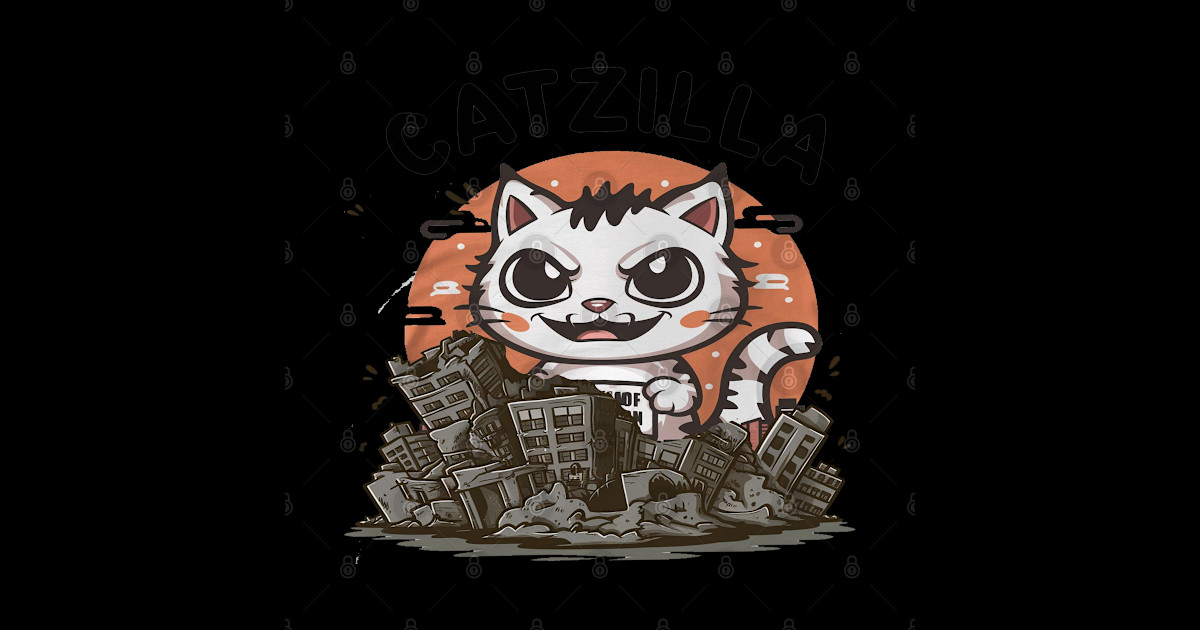 Catzilla Giant Japanese Kaiju Cat, Catzilla Giant, Catzilla - Catzilla ...