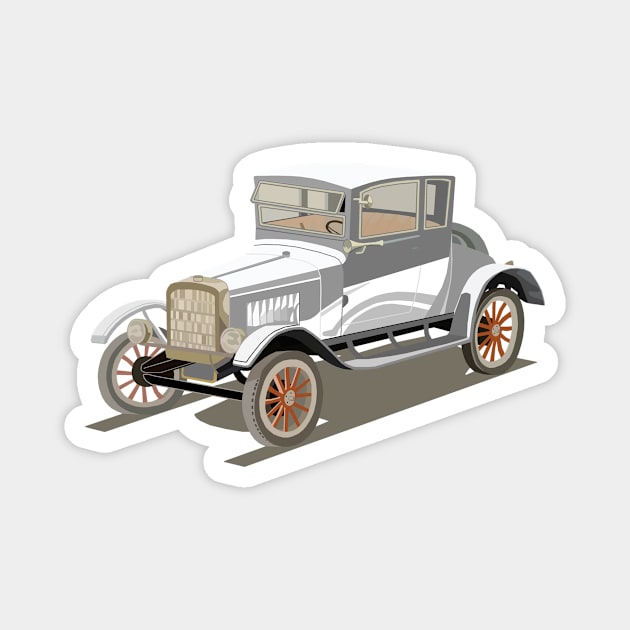 Vintage car Magnet by An.D.L.