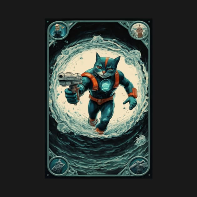 Super Hero Cat Man New Breed Card Collection by joolsd1@gmail.com