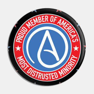 Atheist Symbol - Most Distrusted Minority Pin