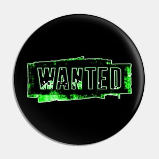 MODERN-DESIGN-WANTED-GREEN Pin