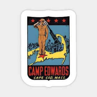 Camp Edwards - Cape Code Massachusetts - 1960swin Magnet