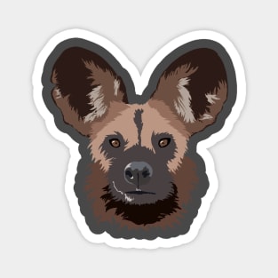 African hunting dog Magnet