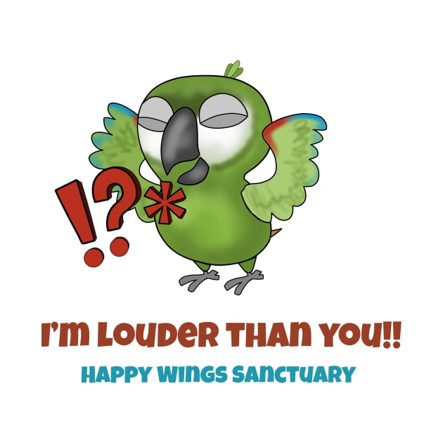 HWS Nerdy Birdy ~ Severe Macaw by HappyWings