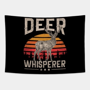 Retro Vintage Style Deer Hunting Whisper Gift For Hunter Tapestry