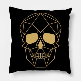 Geometric Skull Pillow