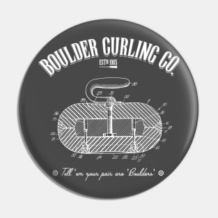 Boulder Curling Co - Curling Rock Pin