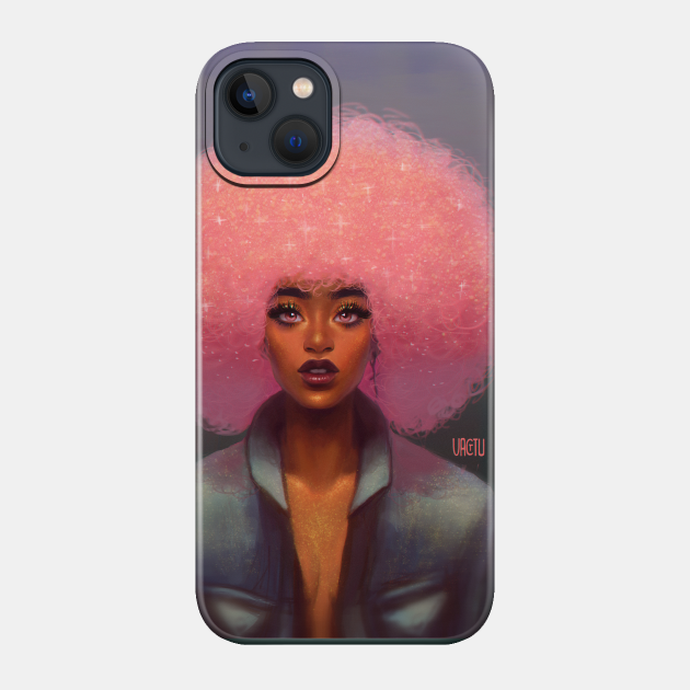 P!nk Afro - Pink Hair - Phone Case