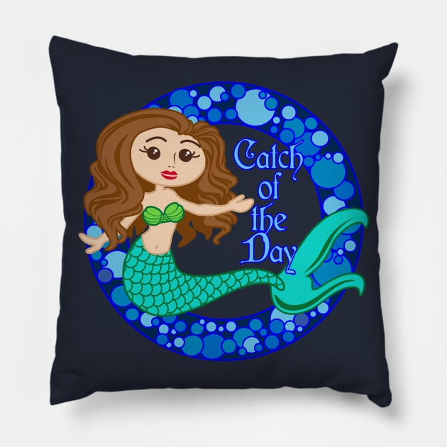 Catch of the Day Pillow by DavesTees