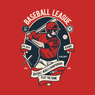 BASEBALL LEAGUE - Baseball World Championship T-Shirt
