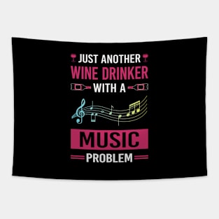 Wine Drinker Music Tapestry