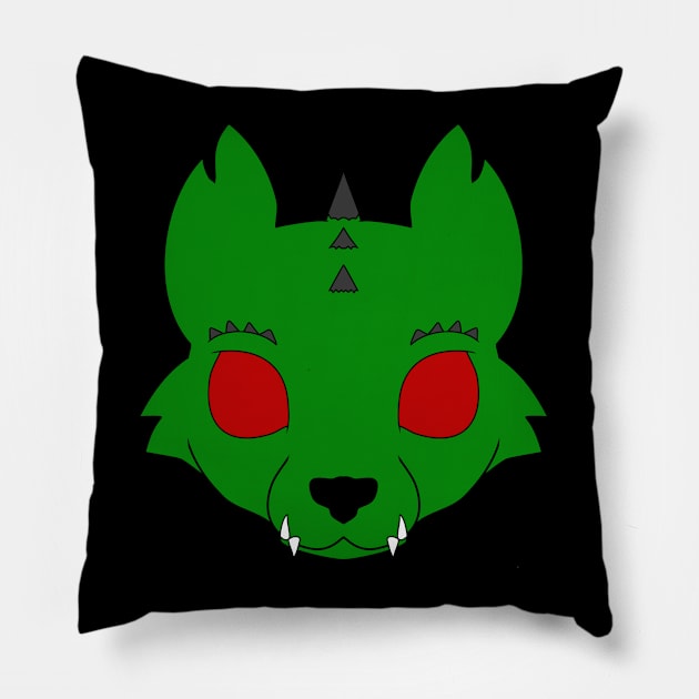 Reptile Chupacabra Pillow by Joyouscrook