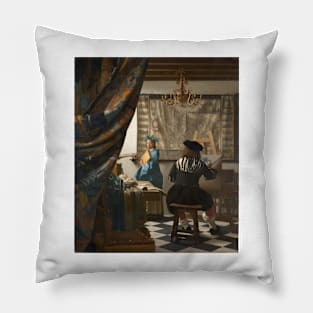 Jan Vermeer - The Art of Painting Pillow