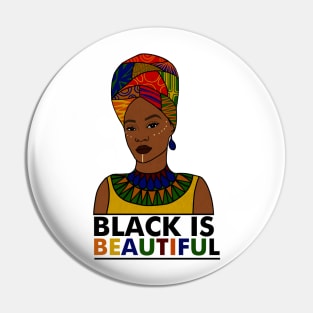 Black is Beautiful, African Pride Pin