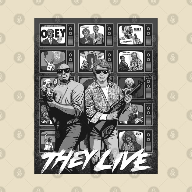 THEY LIVE - john carpenter by hanina