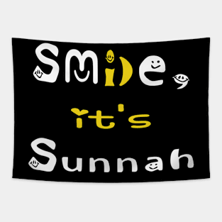 smile , it's sunnah Tapestry