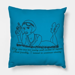 Intend to sin Pillow