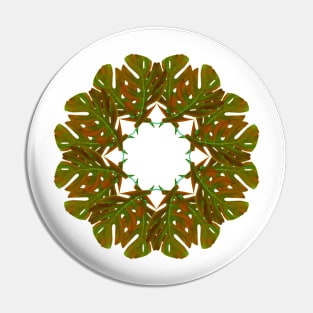 Leaf mandala Pin