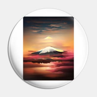 Mount Fuji - Japanese Landscape Pin