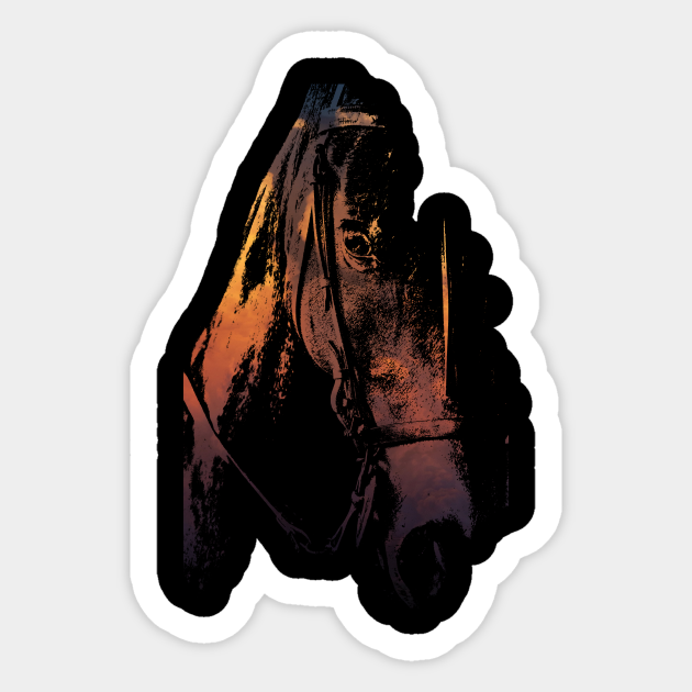 Horse Silhouette Horse Illustration Colorful Horse Sticker Teepublic