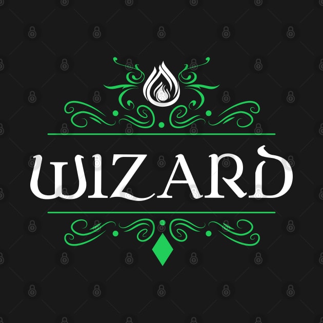 Wizard Character Class Tabletop RPG Gaming by pixeptional