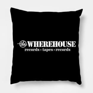 Wherehouse records (Light Logo) Pillow