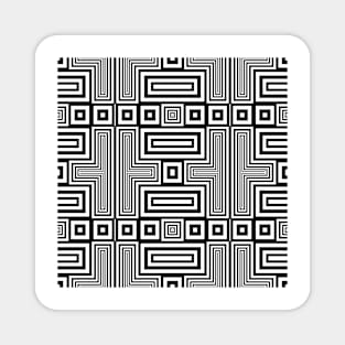 Geometric opart design Magnet