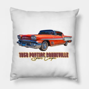 1958 Pontiac Bonneville Sport Coupe Pillow