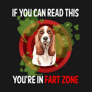 Fart Zone Basset Hound 01 T-Shirt