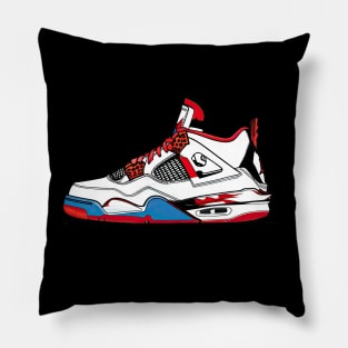 AJ IV - Sketch ! HOT WEAR !!! HOT DRIP !! Pillow