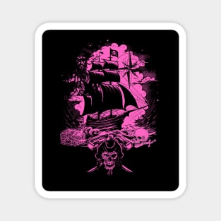 Ghost Pirate Ship Magnet