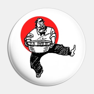 man holding a water basin Pin