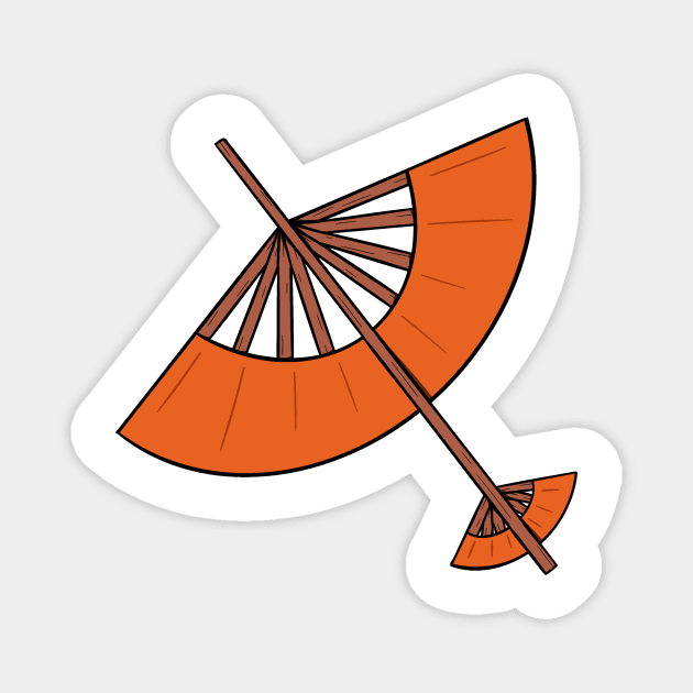 Aang's Air Glider Magnet by troylwilkinson