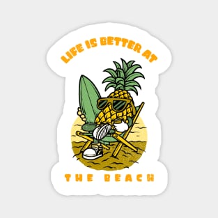 Life Is Better At The Beach Magnet
