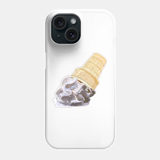 Melted ice-cream (vanilla) Phone Case