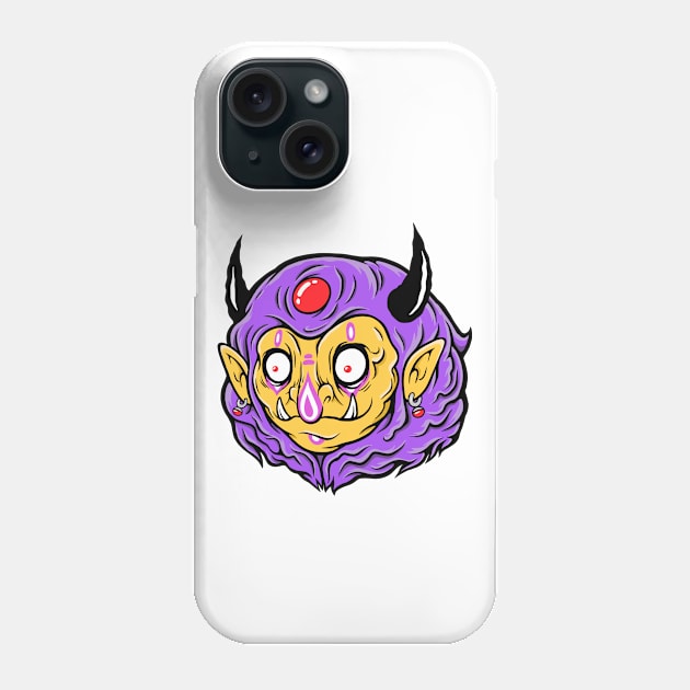 Clown Ogre Phone Case by flynnryanart