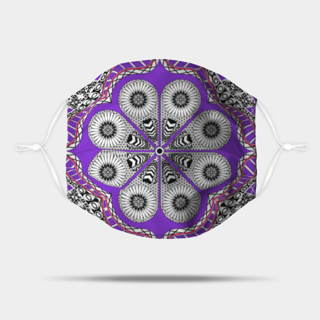Mexican Zentangle Pattern Ecopop Mandala Mask Teepublic Combine mandala art and zentangle art to create this beautiful doodle art. teepublic