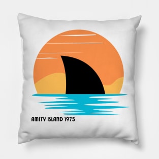 Amity Island Jaws t shirt 1975 Pillow